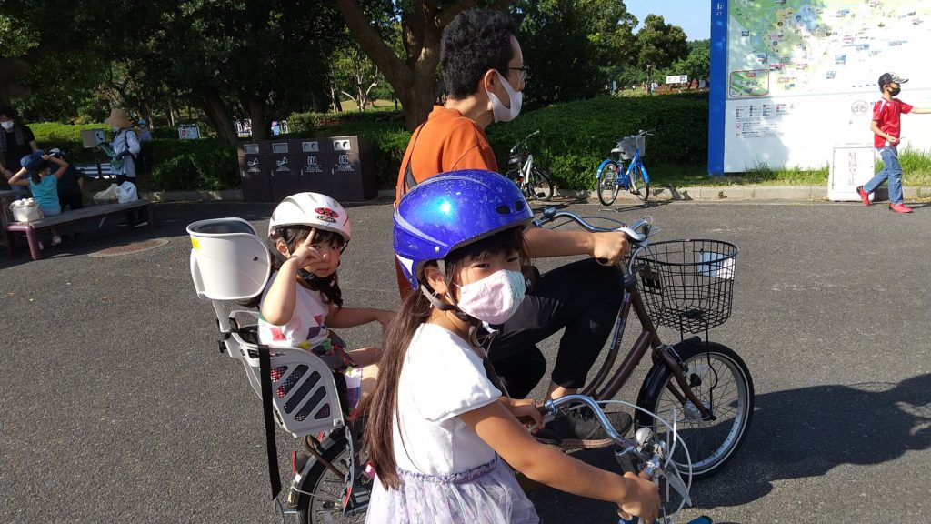 福岡市東区の海の中道海浜公園の自転車